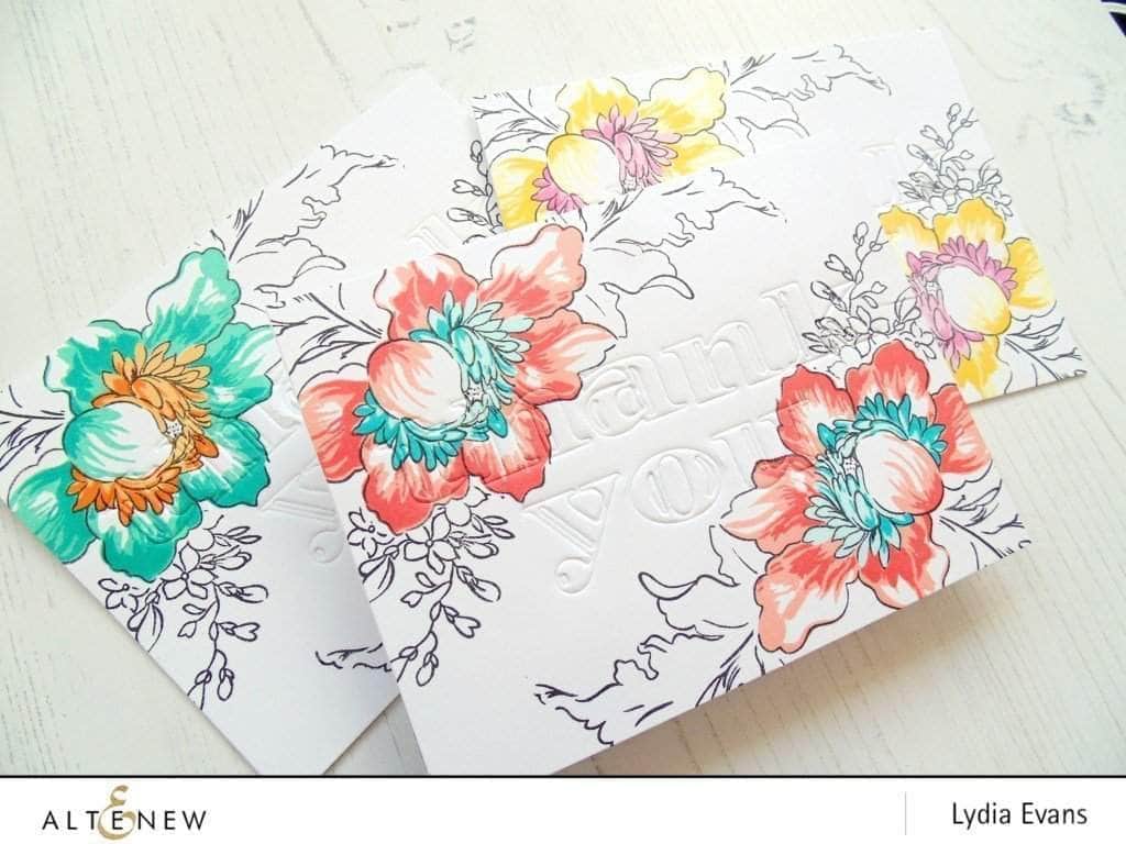 Photocentric Clear Stamps Crown Bloom Stamp Set