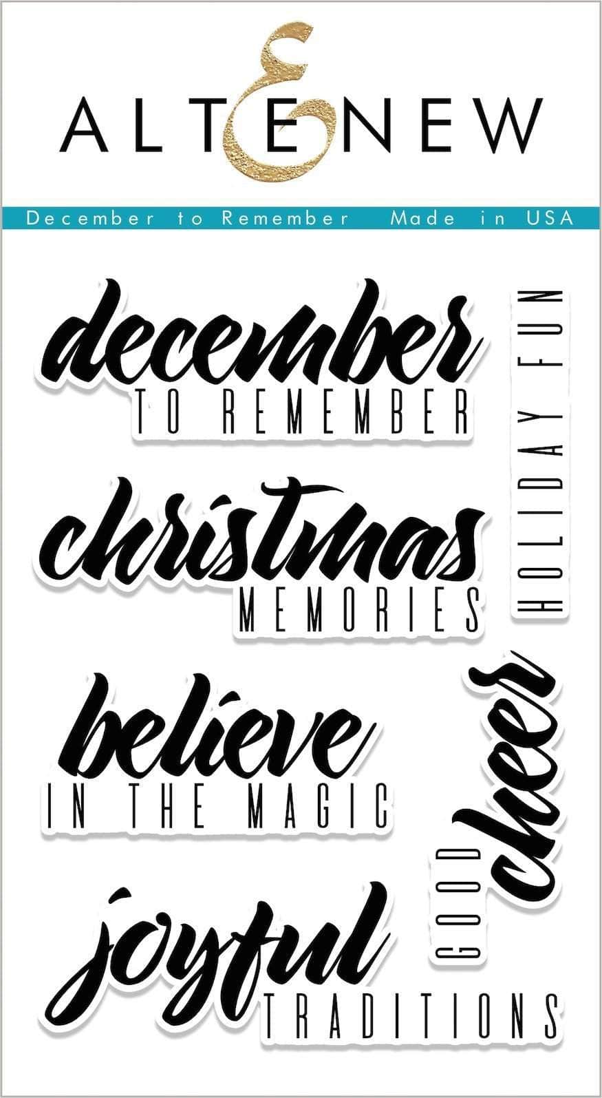Z - December to Remember Stamp Set