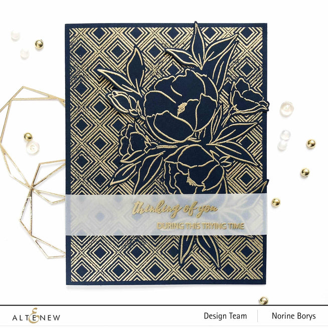 Photocentric Clear Stamps Delicate Bouquet Stamp Set