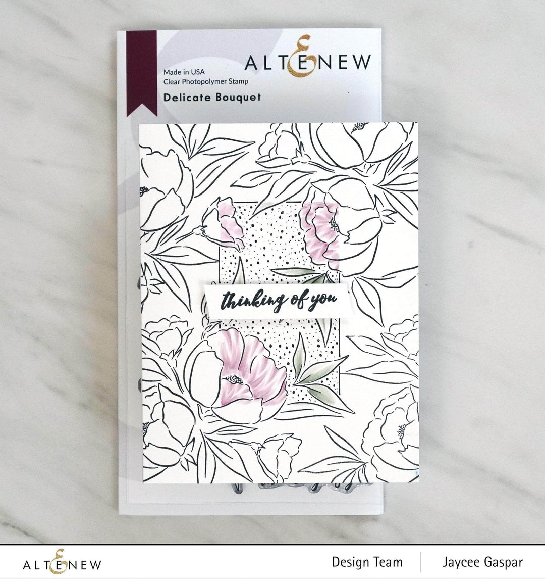 Photocentric Clear Stamps Delicate Bouquet Stamp Set