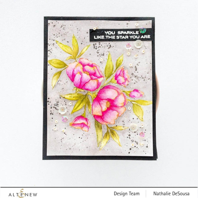 Photocentric Clear Stamps Delicate Bouquet Stamp Set