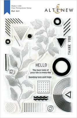 Photocentric Clear Stamps Z - Dot Art Stamp Set