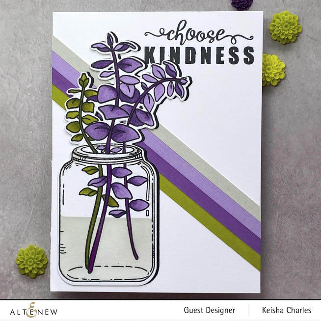Photocentric Clear Stamps Eucalyptus Jar Stamp Set
