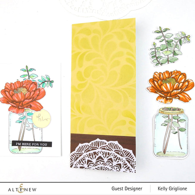Photocentric Clear Stamps Eucalyptus Jar Stamp Set