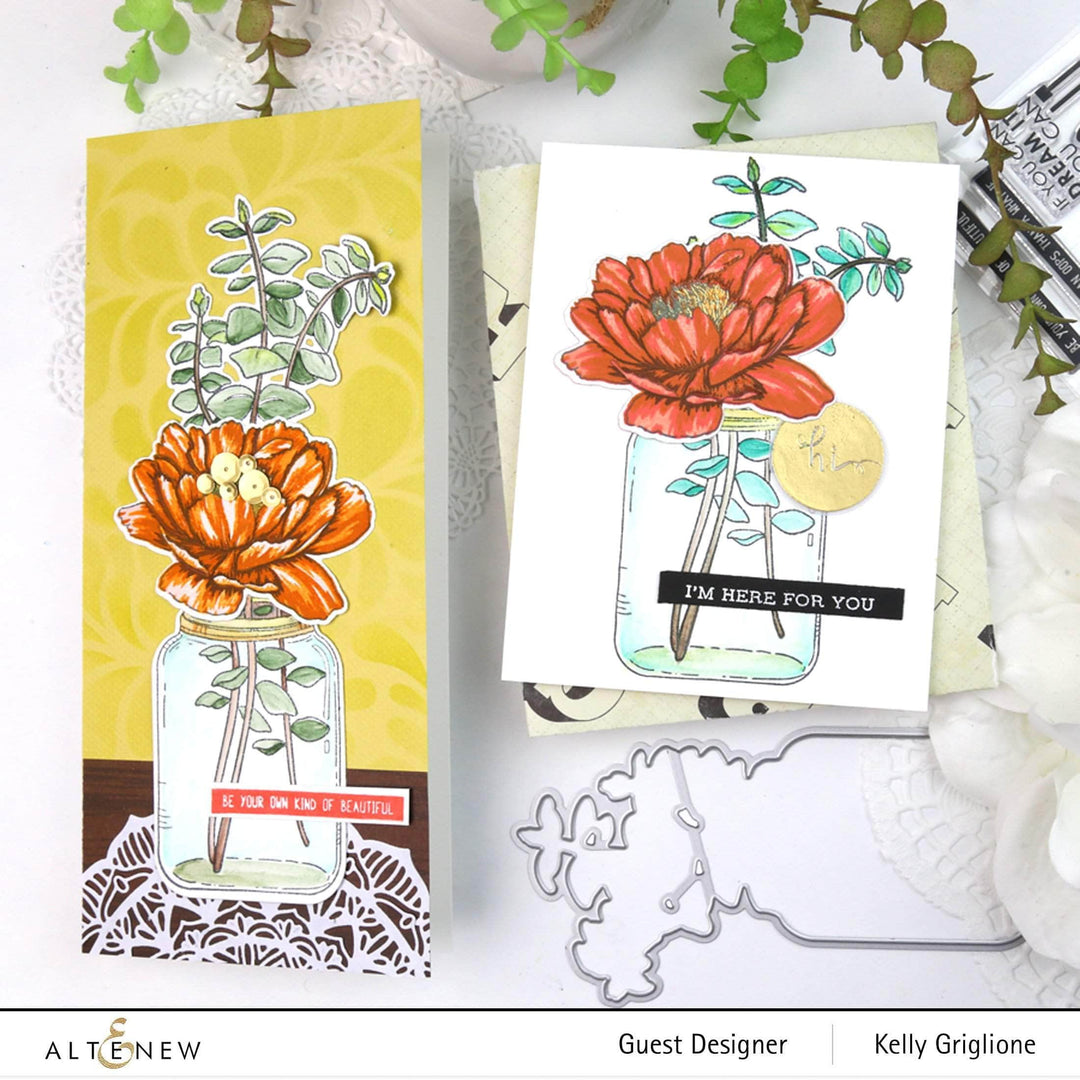 Photocentric Clear Stamps Eucalyptus Jar Stamp Set