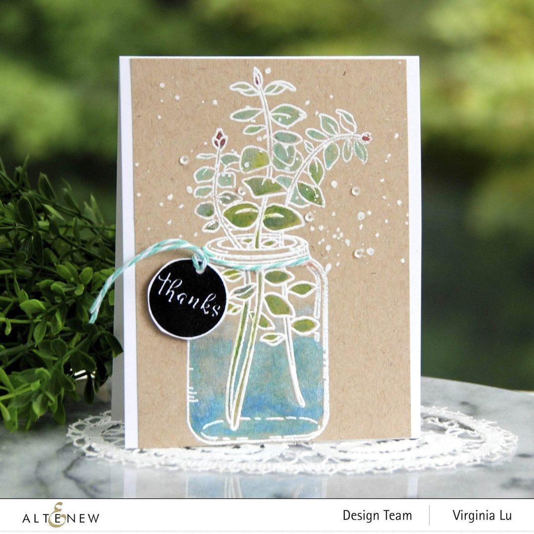 Photocentric Clear Stamps Eucalyptus Jar Stamp Set