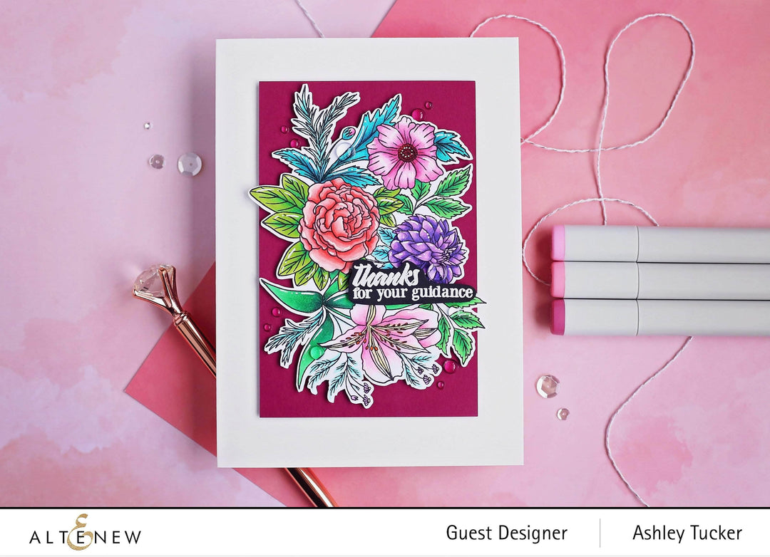 Photocentric Clear Stamps Exotic Garden Stamp Set