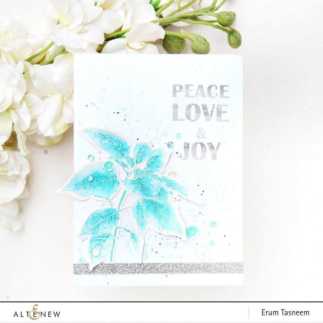 Photocentric Clear Stamps Festive Poinsettia Stamp Set