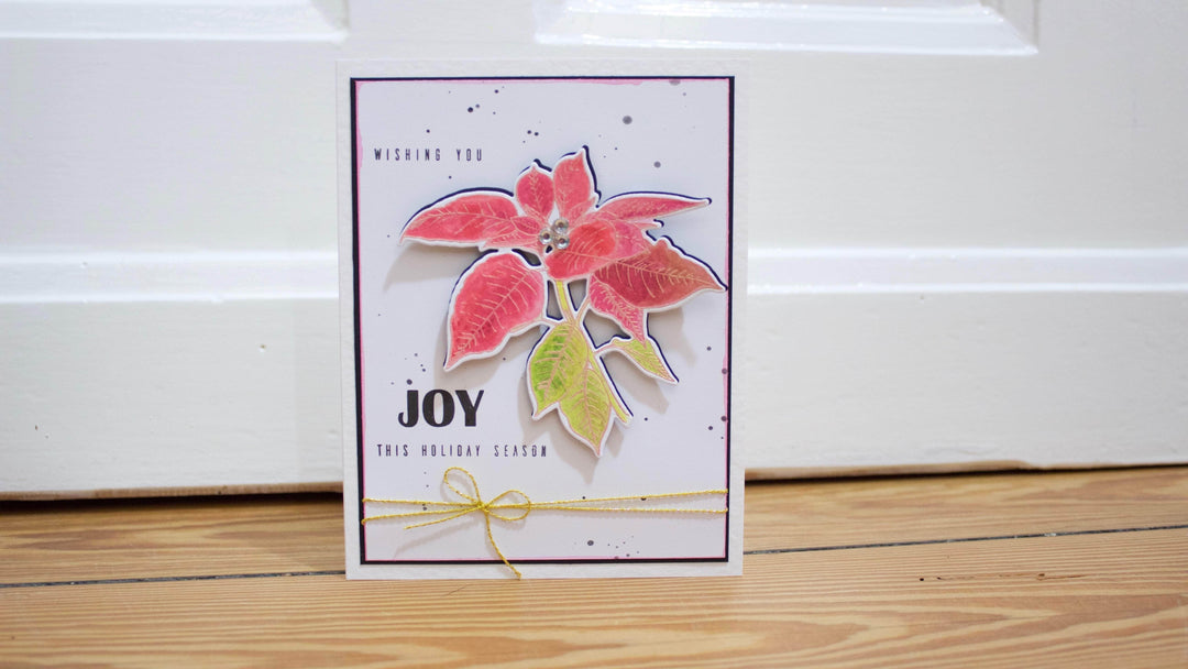 Photocentric Clear Stamps Festive Poinsettia Stamp Set