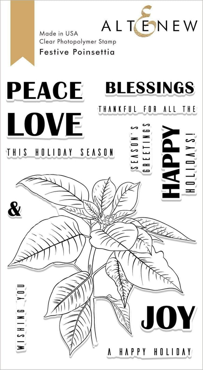 Z - Festive Poinsettia Stamp Set