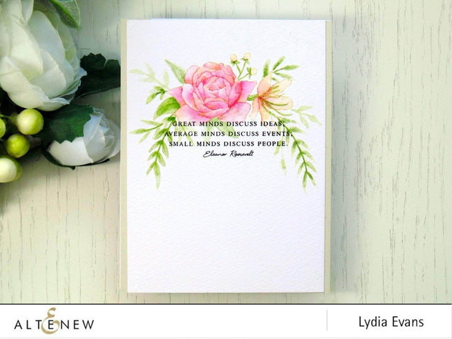 Photocentric Clear Stamps Floral Frame Stamp Set