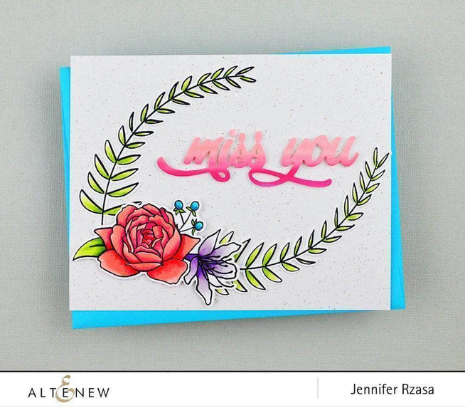 Photocentric Clear Stamps Floral Frame Stamp Set