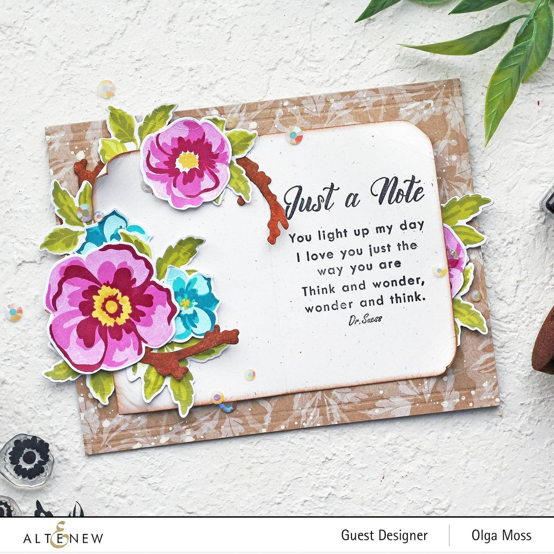 Photocentric Clear Stamps Flower Arrangement Stamp Set