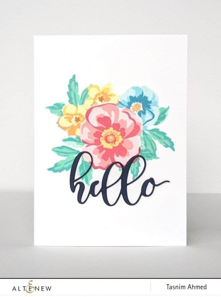 Photocentric Clear Stamps Flower Arrangement Stamp Set