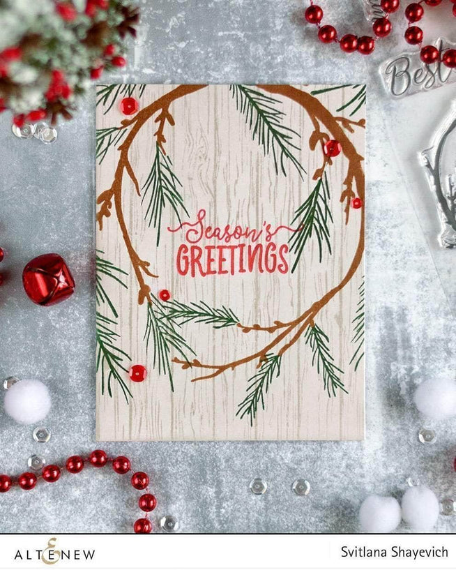 Altenew Forever and a Day clear stamp set with floral and sentiment designs for card making and crafting projects.