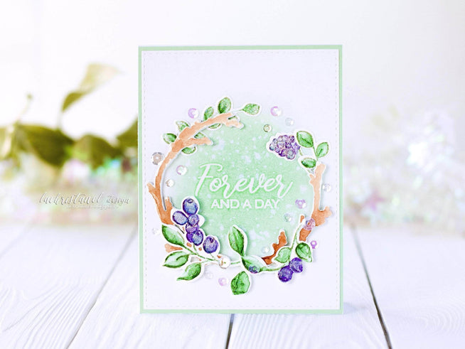Altenew Forever and a Day clear stamp set with floral and sentiment designs for card making and crafting projects.