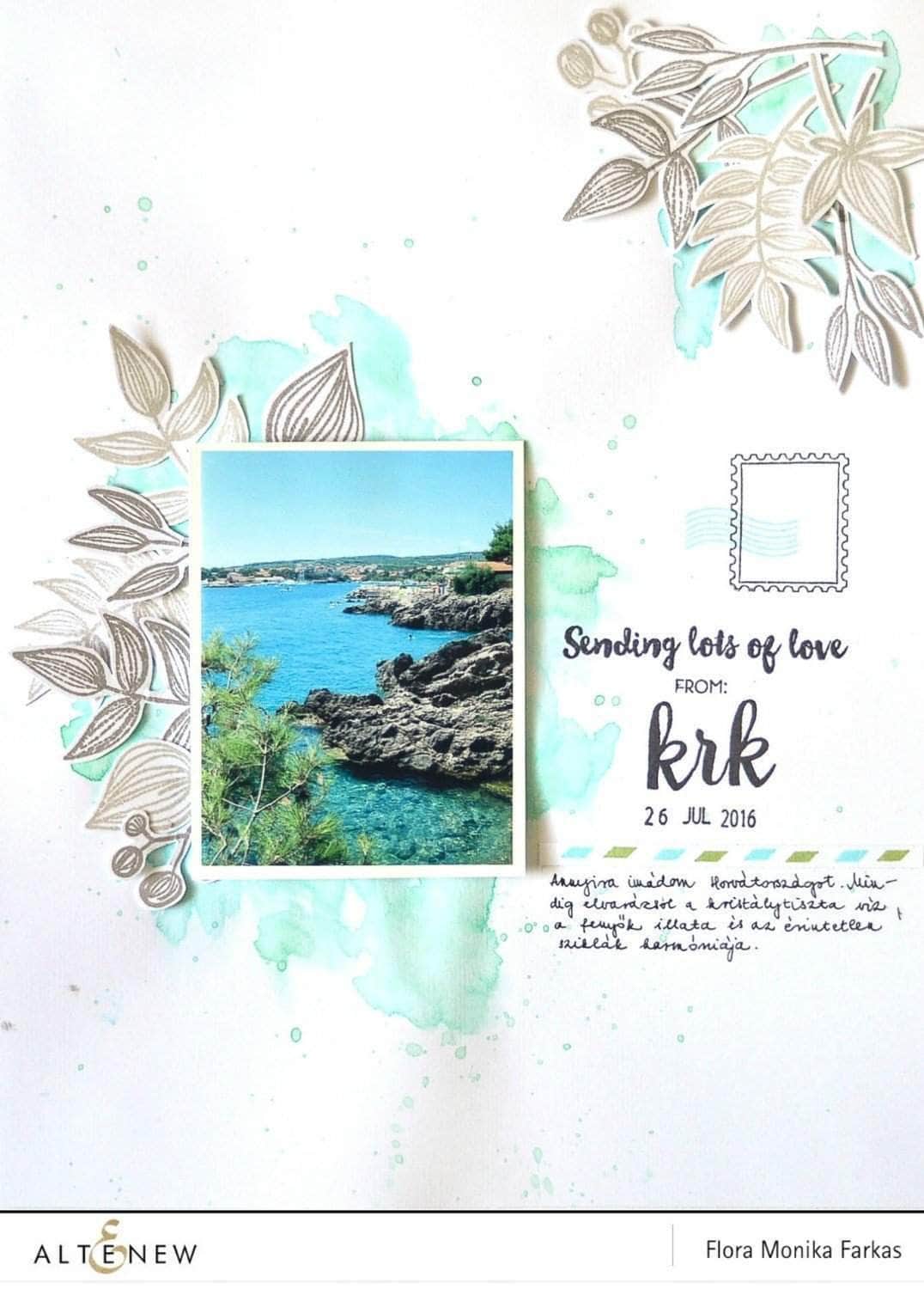 Photocentric Clear Stamps Freeform Greenery Stamp Set