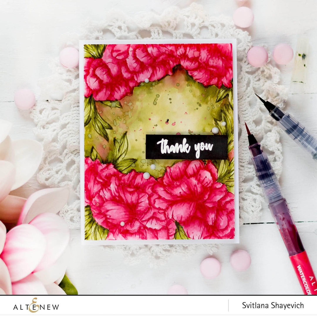 Photocentric Clear Stamps Z - Frilled Petals Stamp Set
