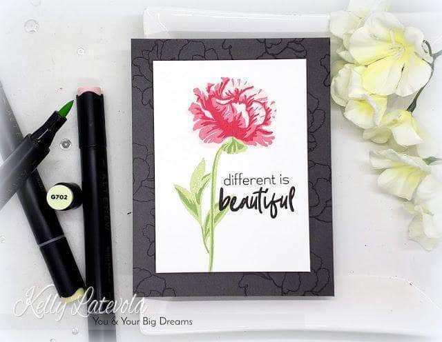 Photocentric Clear Stamps Z - Frilled Petals Stamp Set