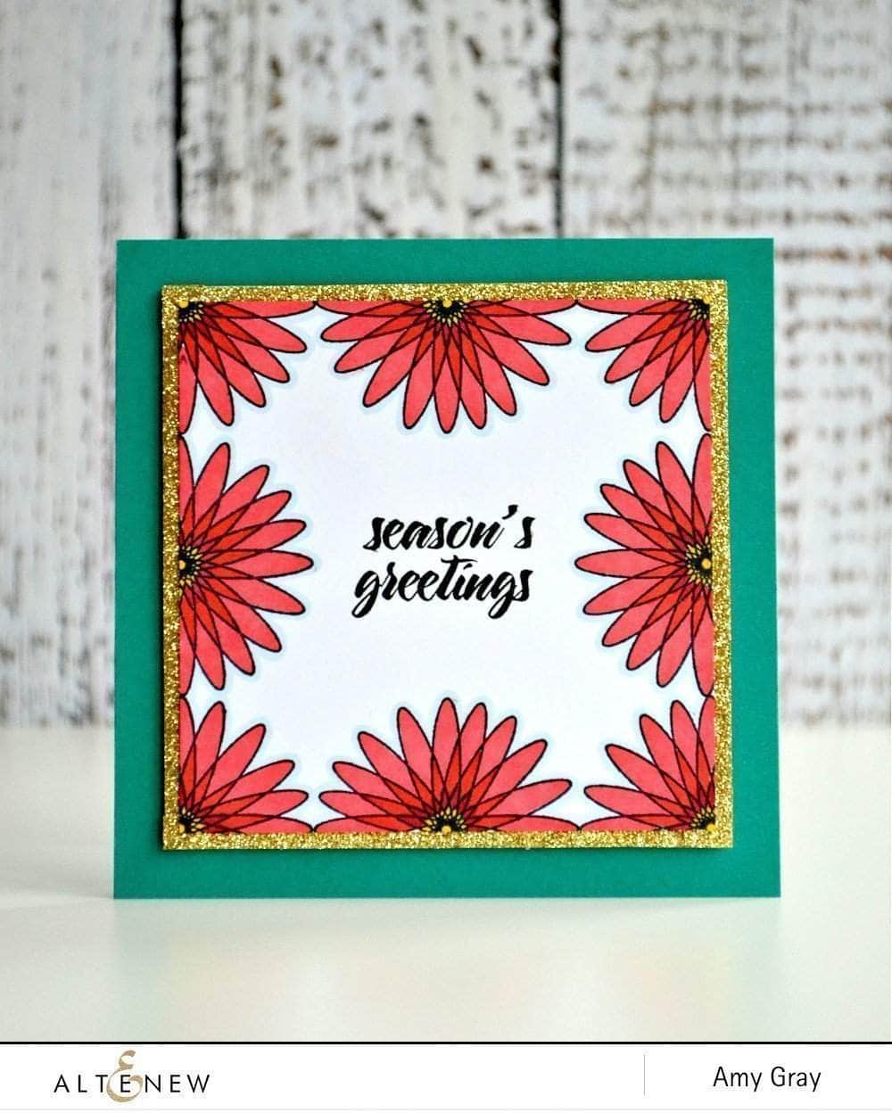 Photocentric Clear Stamps Z - Geometric Flowers Stamp Set