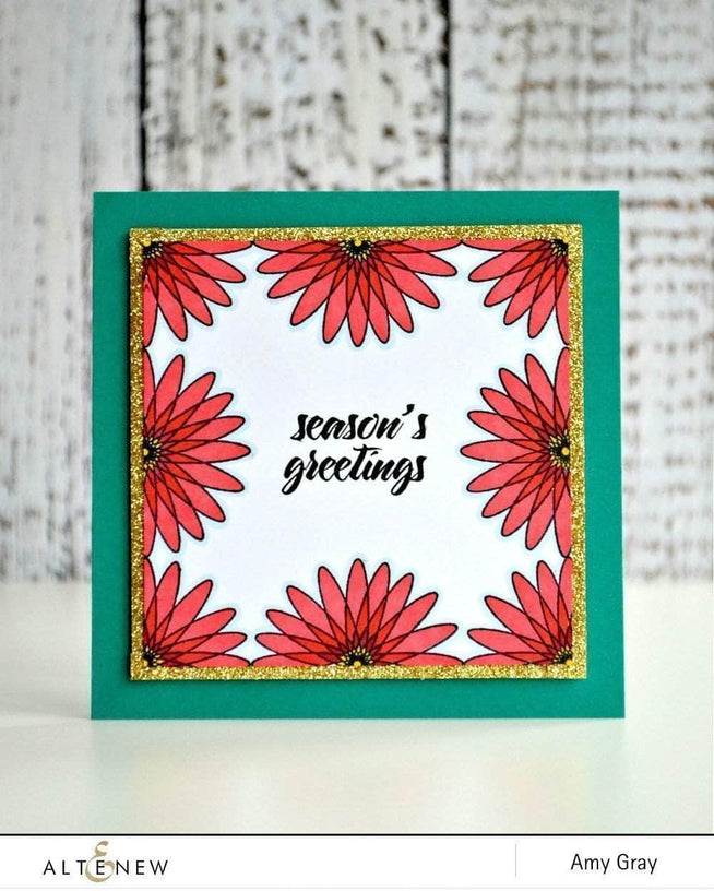 Photocentric Clear Stamps Z - Geometric Flowers Stamp Set