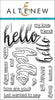 Photocentric Clear Stamps Halftone Hello Stamp Set
