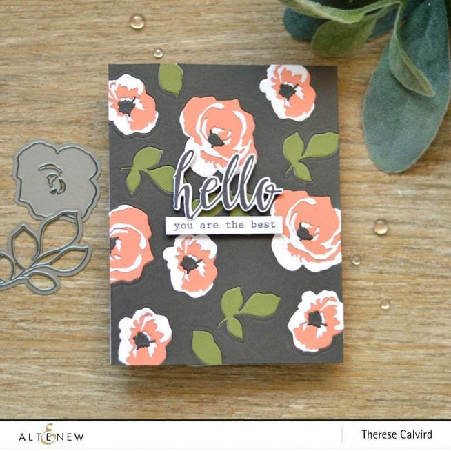Photocentric Clear Stamps Halftone Hello Stamp Set