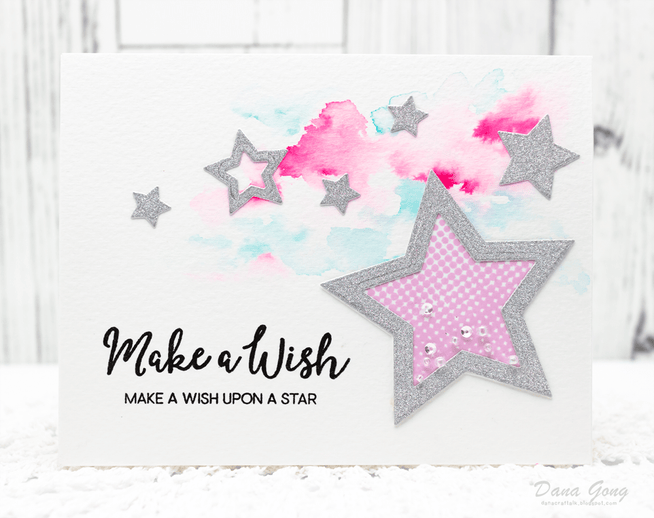 Photocentric Clear Stamps Halftone Stars Stamp Set