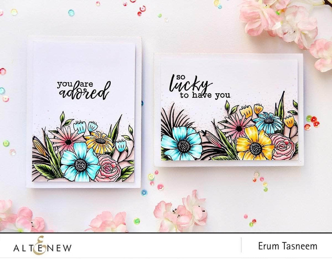 Photocentric Clear Stamps Happy Bloom Stamp Set