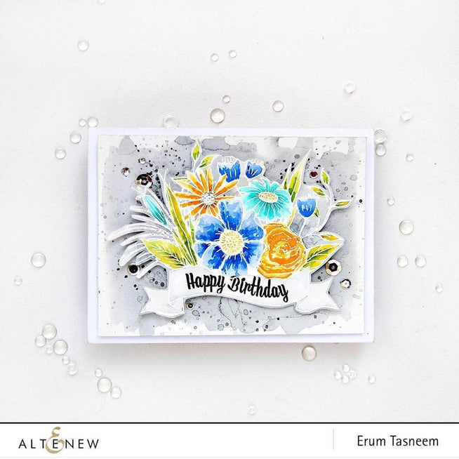 Photocentric Clear Stamps Happy Bloom Stamp Set
