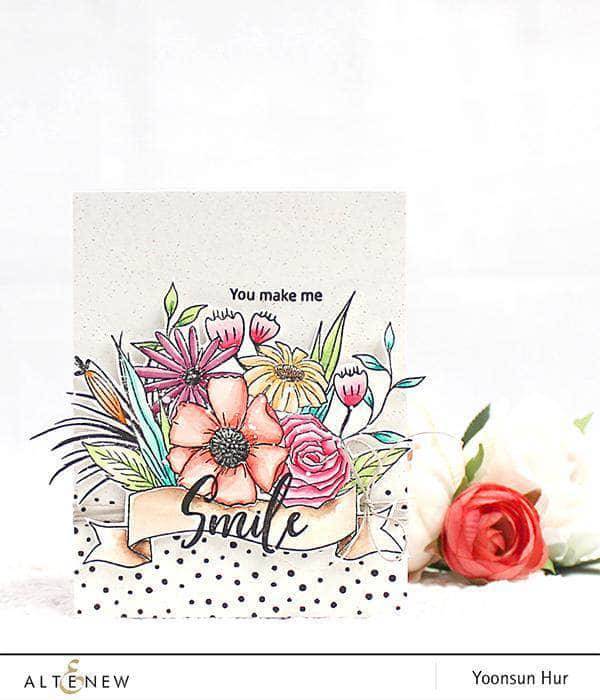 Photocentric Clear Stamps Happy Bloom Stamp Set