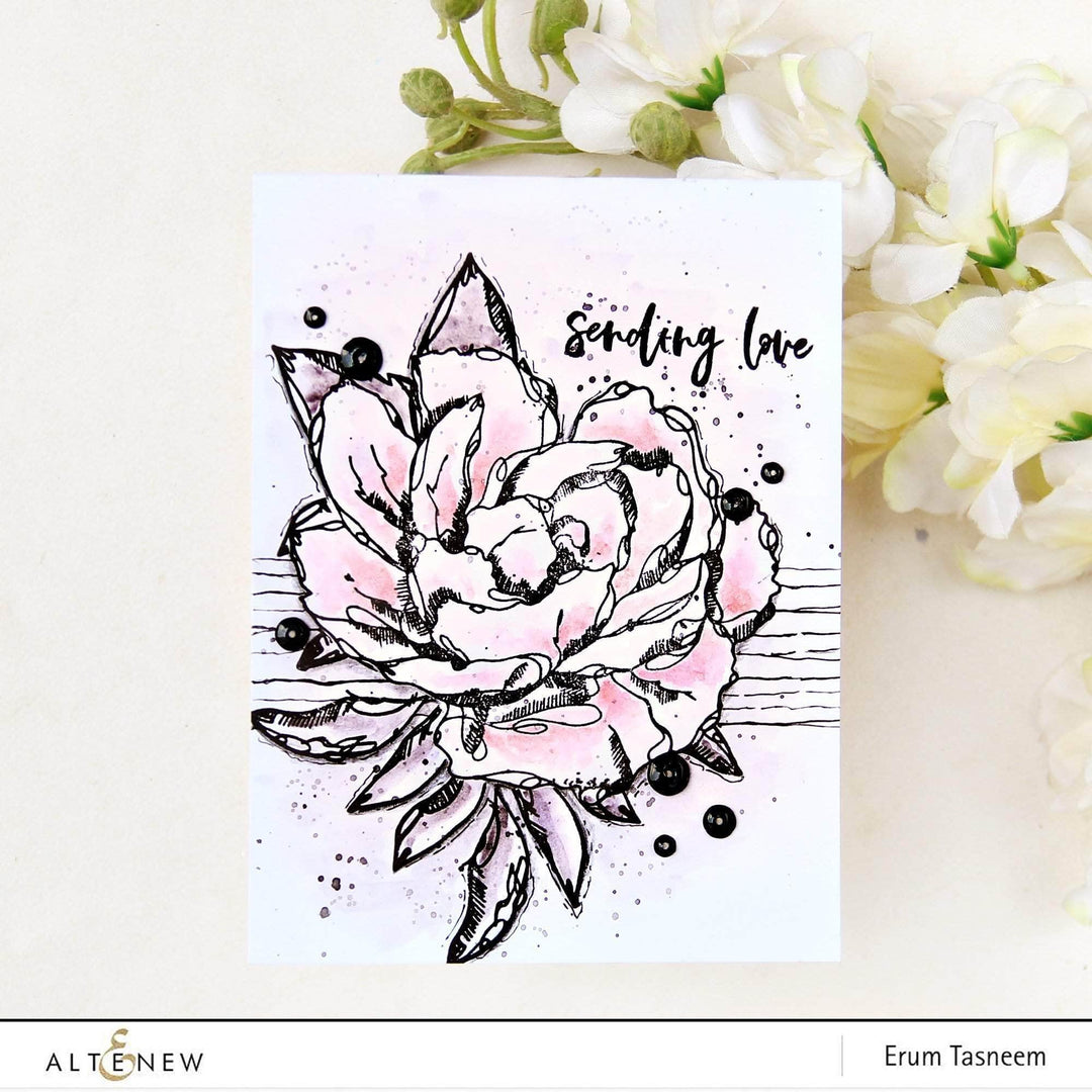 Photocentric Clear Stamps Inked Flora Stamp Set