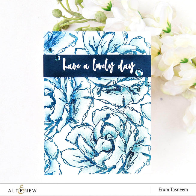 Photocentric Clear Stamps Inked Flora Stamp Set