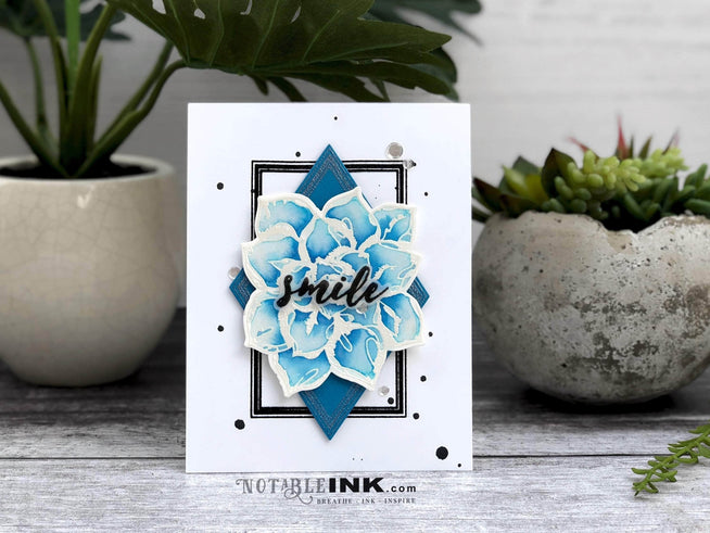 Photocentric Clear Stamps Inked Flora Stamp Set