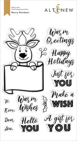 Photocentric Clear Stamps Z - Merry Reindeer Stamp Set