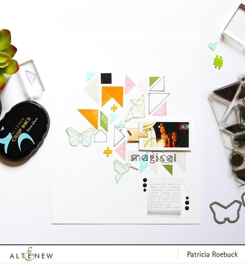 Photocentric Clear Stamps Modern Deco Alpha Stamp Set