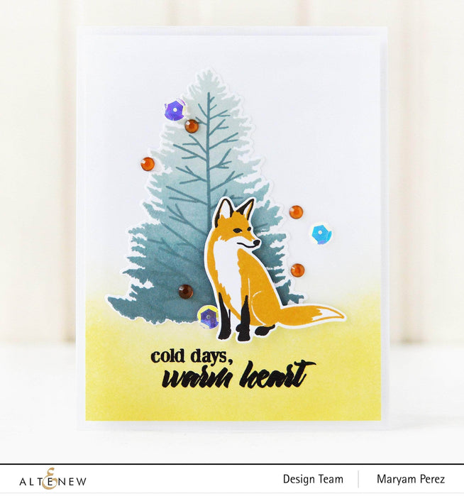 Photocentric Clear Stamps Modern Fox Stamp Set
