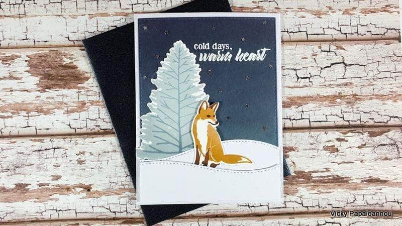 Photocentric Clear Stamps Modern Fox Stamp Set
