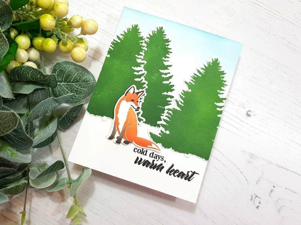 Photocentric Clear Stamps Modern Fox Stamp Set