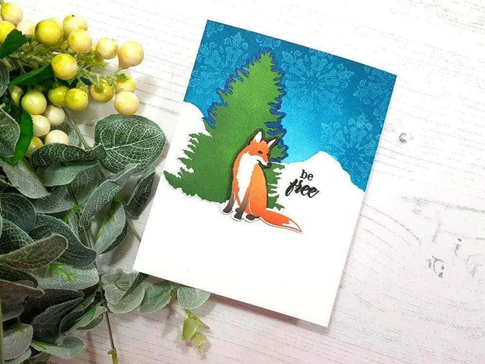 Photocentric Clear Stamps Modern Fox Stamp Set