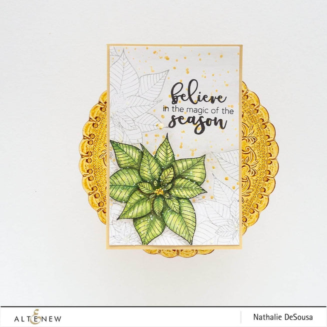 Photocentric Clear Stamps Modern Poinsettia Stamp Set