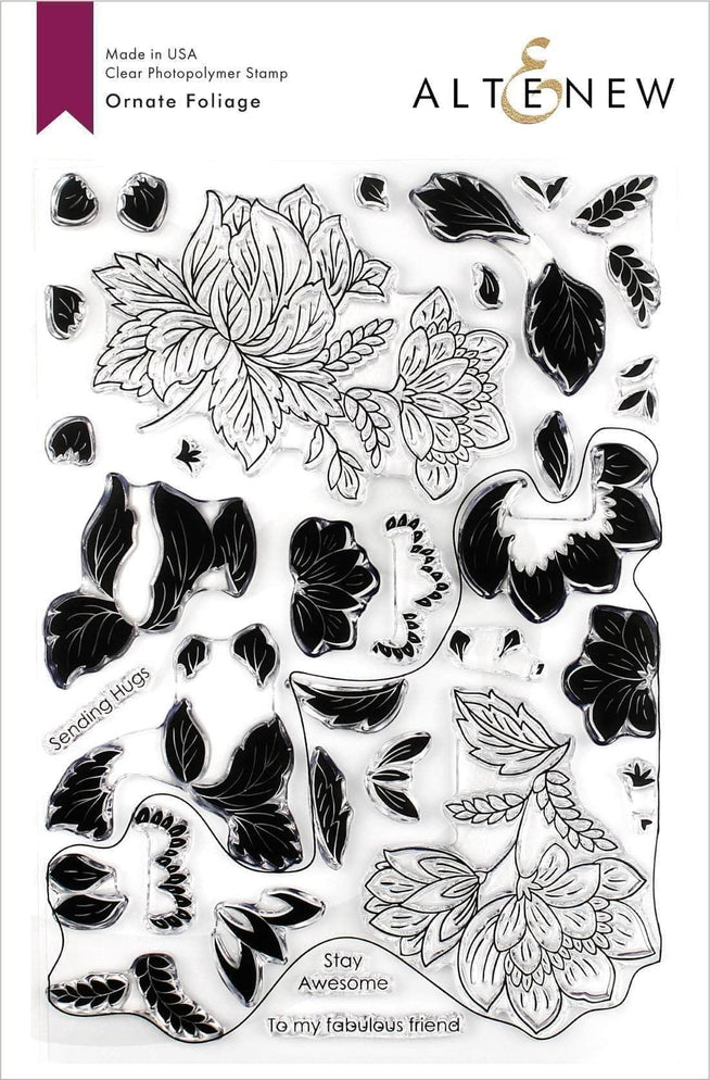 Photocentric Clear Stamps Ornate Foliage Stamp Set