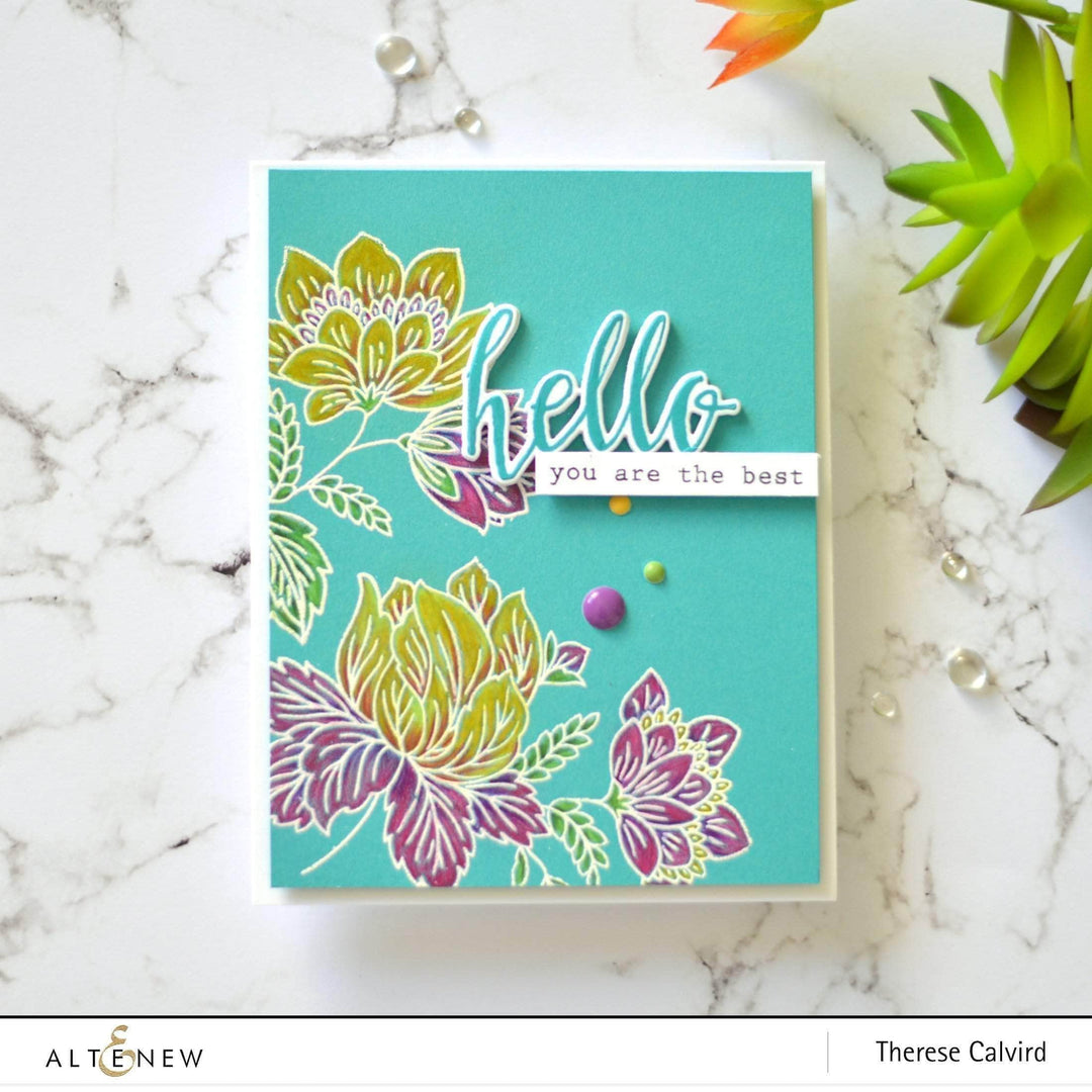 Photocentric Clear Stamps Ornate Foliage Stamp Set