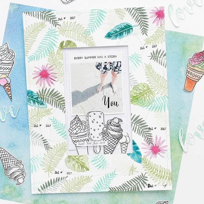 Photocentric Clear Stamps Parrot Paradise Stamp Set