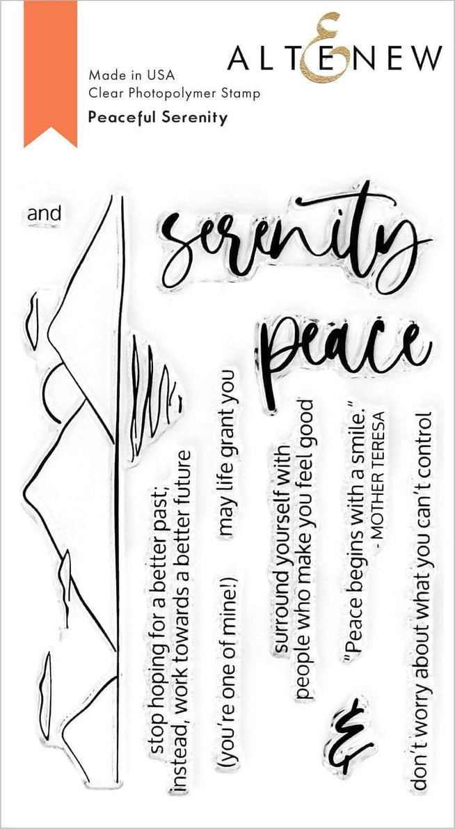 Photocentric Clear Stamps Peaceful Serenity Stamp Set