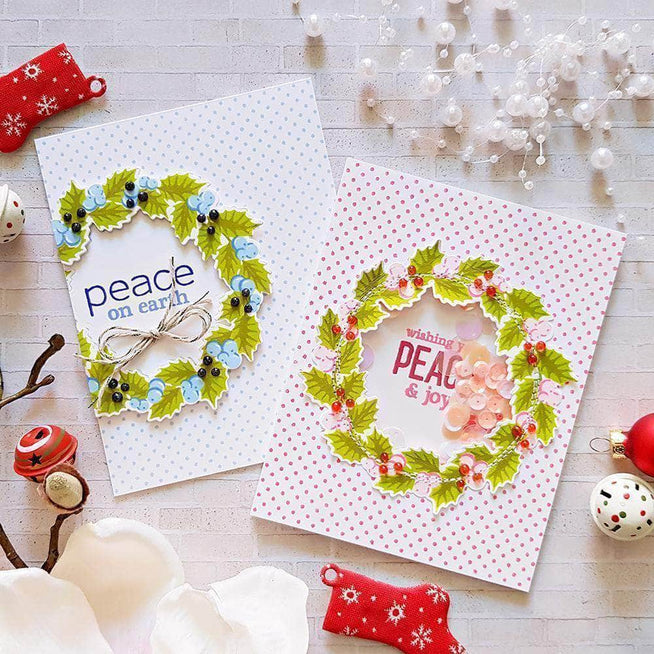 Photocentric Clear Stamps Peaceful Wreath Stamp Set