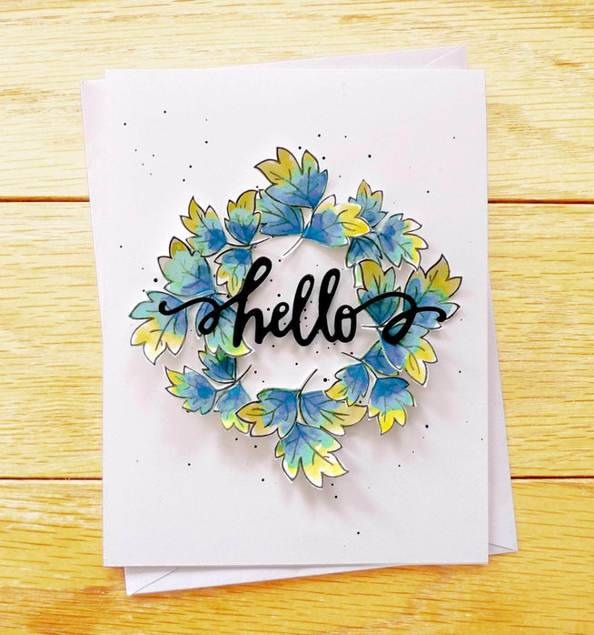 Photocentric Clear Stamps Peony Scrolls Stamp Set