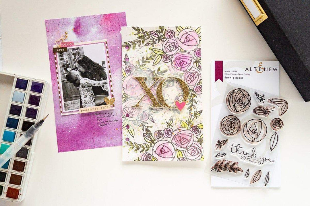 Photocentric Clear Stamps Rennie Roses Stamp Set