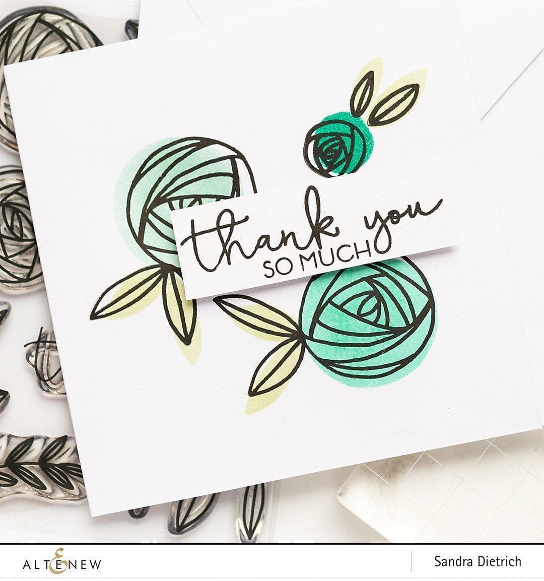 Photocentric Clear Stamps Rennie Roses Stamp Set