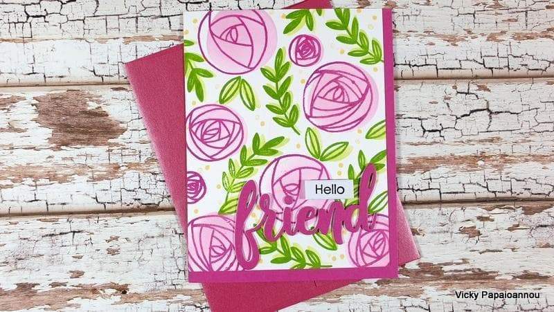 Photocentric Clear Stamps Rennie Roses Stamp Set